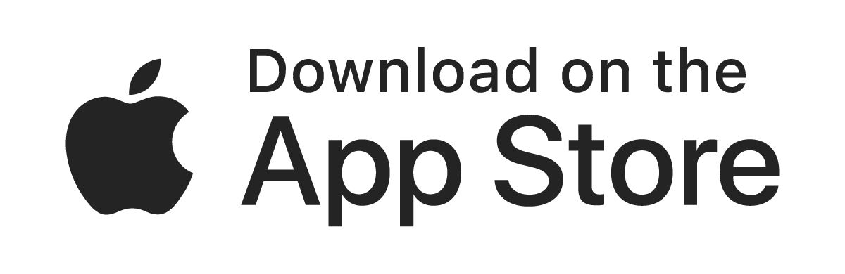 Download on the App Store badge: rounded white pill with Apple logo and the words 'DOWNLOAD ON THE App Store'