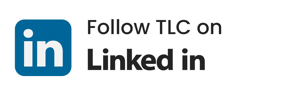 TikTok logo with the words 'Follow TLC on TikTok' as a call-to-action banner