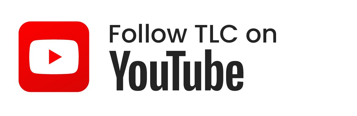 CTA banner prompting users to follow TLC on YouTube, featuring the YouTube play icon and text 'Follow TLC on YouTube'